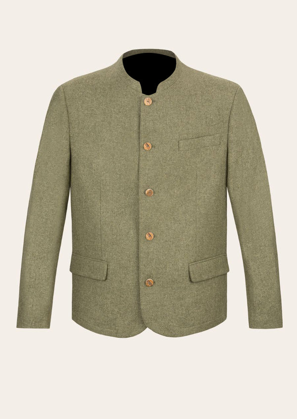 Alpine Luxe Oktoberfest Trachten coat crafted from premium materials, showcasing elegant Bavarian design.