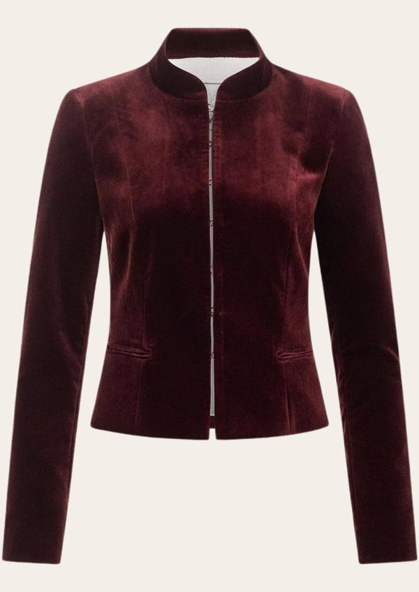 Authentic German Alpine Festival Ladies Jacket with intricate embroidery and premium wool.