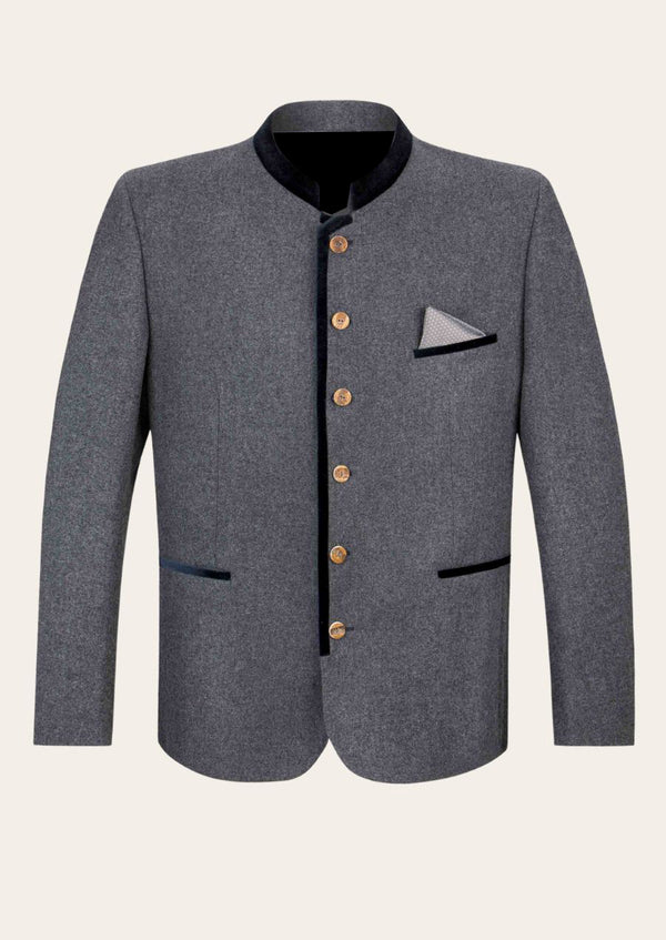 Authentic Oktoberfest Trachten Coat, crafted from premium wool with classic Bavarian embroidery for a timeless look.