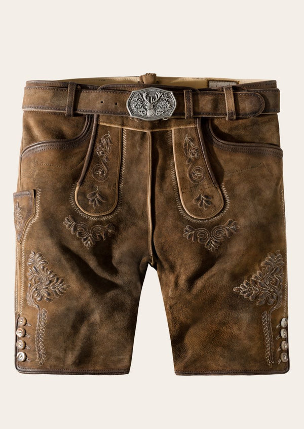 Bavarian Pride lederhosen crafted from premium leather for an authentic German look.