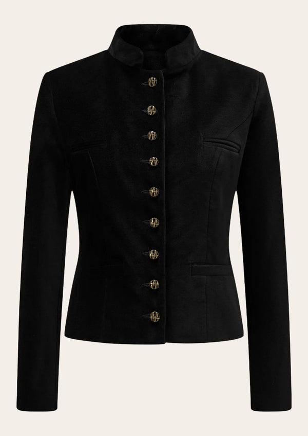 Chic Bavarian Women’s Blazer with elegant embroidery and a tailored Oktoberfest look.