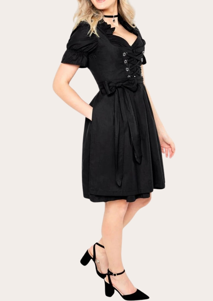 black oktoberfest dress Amazon.com: 3-Piece Black Dirndl Dress Set for Women Short Traditional German Oktoberfest Costume Outfit 0 : Clothing, Shoes & Jewelry