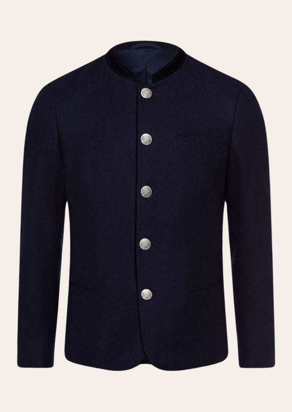 Oktoberfest classic men’s Trachten jacket, crafted from premium wool with traditional Bavarian details.