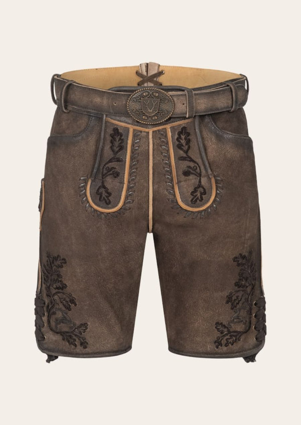 Oktoberfest Master lederhosen crafted from premium leather, designed for Bavarian tradition and style.