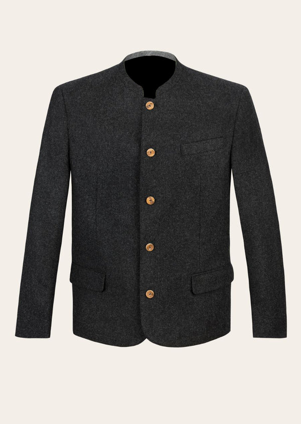 Prestige Alpine Trachten coat crafted from premium wool, featuring classic Bavarian embroidery.