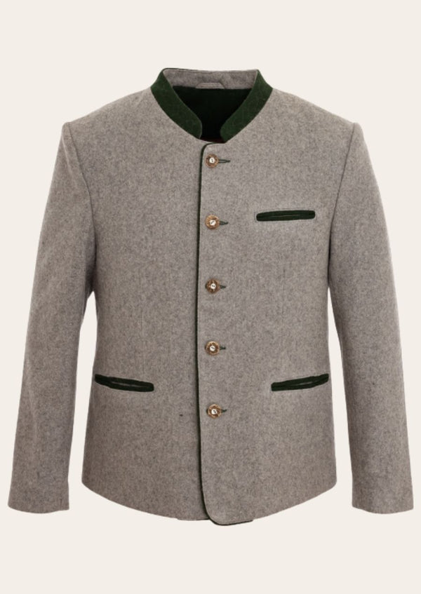 Timeless Oktoberfest wool jacket for men, crafted from premium wool for a classic Bavarian look.