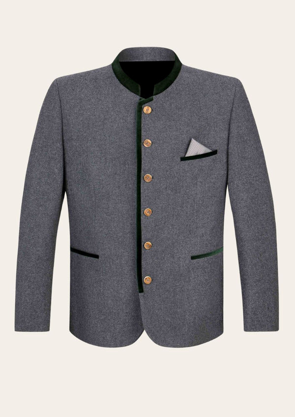 Traditional German Trachten Jacket, featuring premium wool and classic Bavarian embroidery for an authentic look.