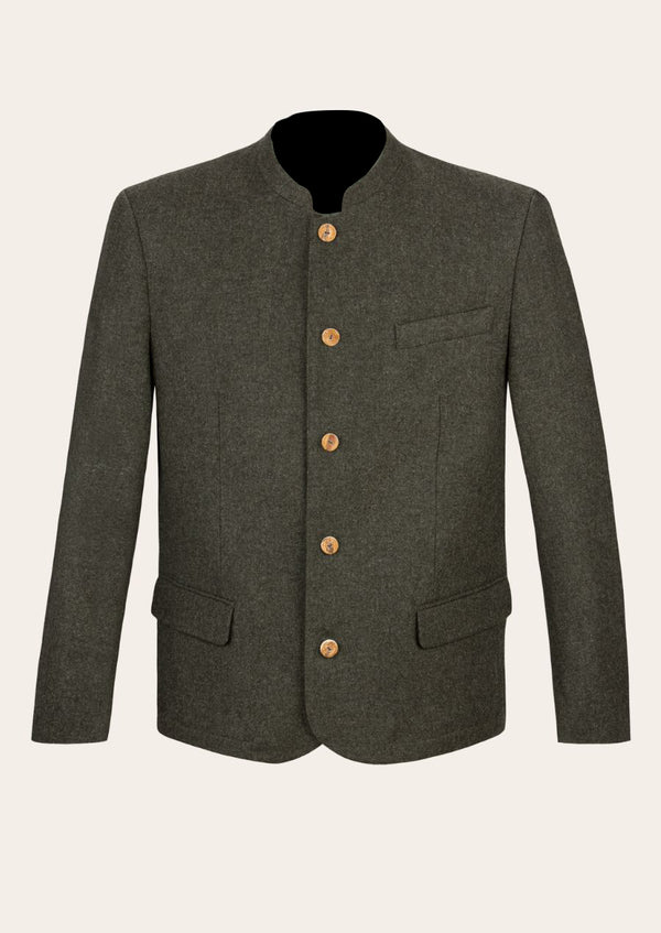 Vintage Alpine Gentleman Trachten jacket crafted from premium wool, showcasing timeless Bavarian style.