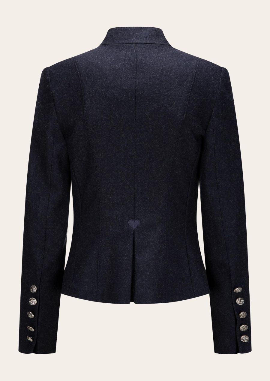 Classic Women’s Alpine Wool Trachten Coat featuring elegant tailoring and timeless heritage design.