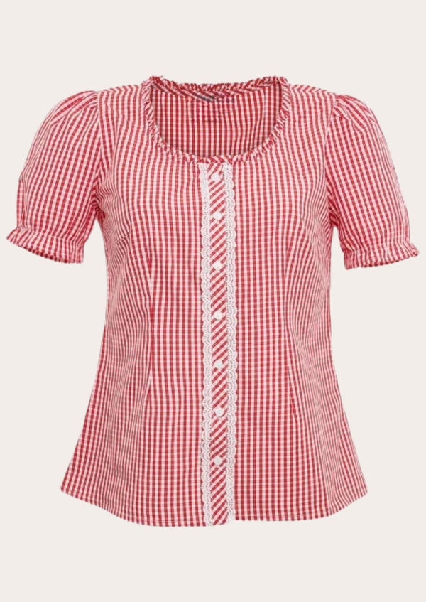 Vintage Inspired Dirndl Blouse for Traditional German Look